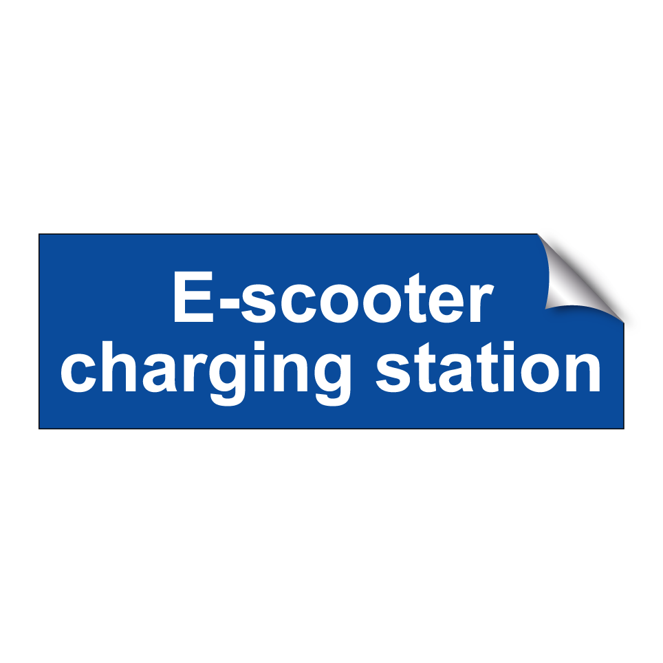 E-scooter charging station