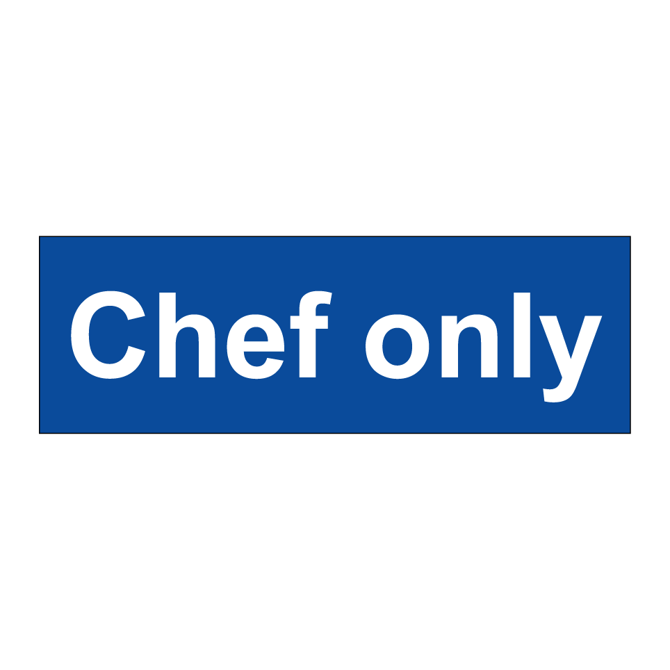 Chef only