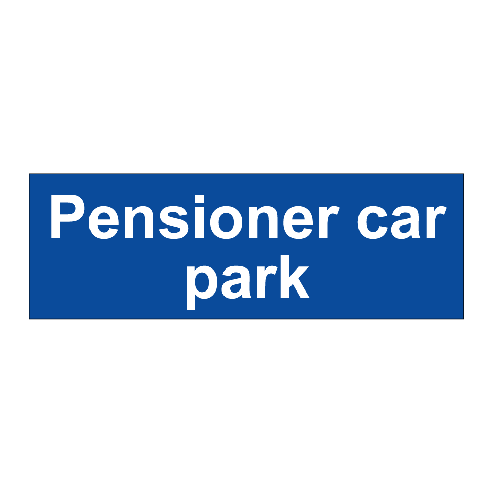 Pensioner car park