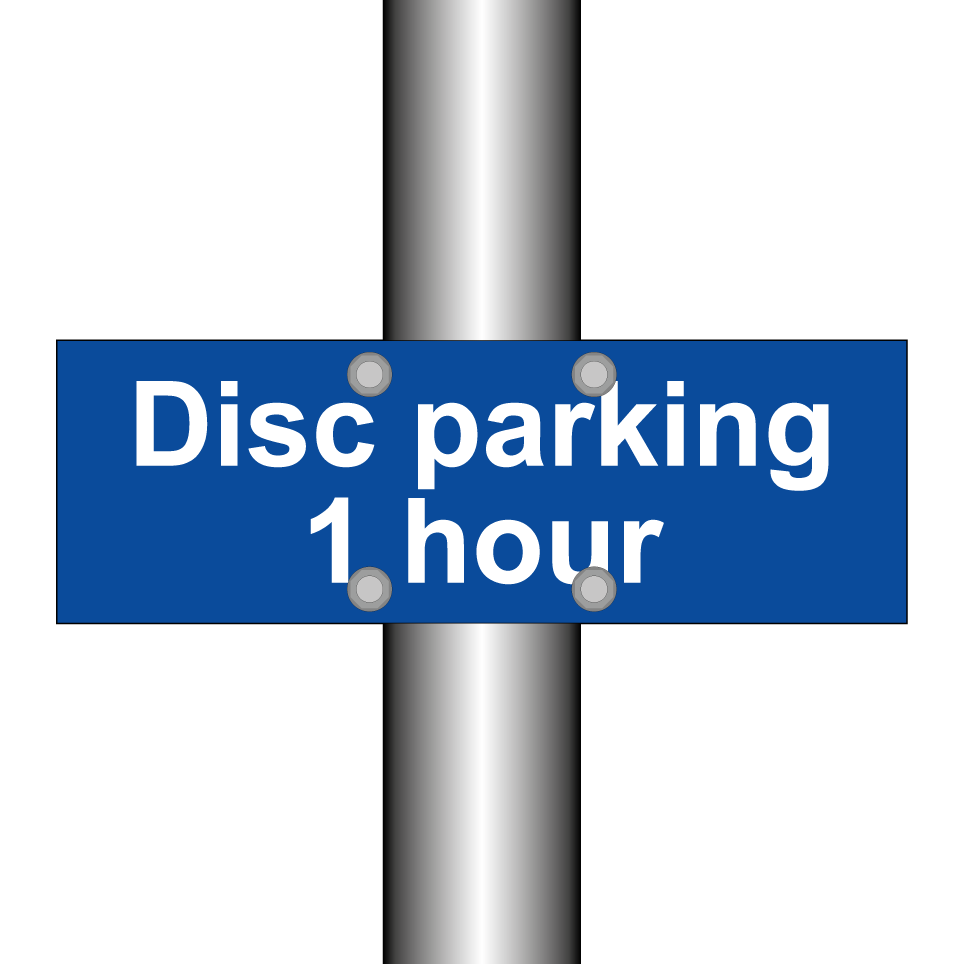 Disc parking 1 hour