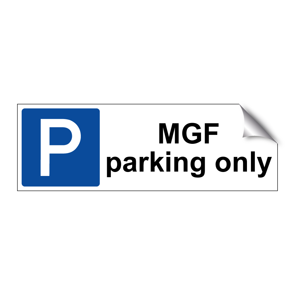 MGF parking only