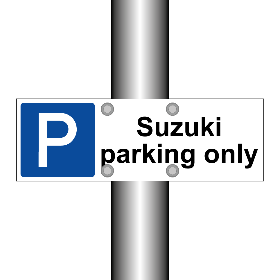 Suzuki parking only