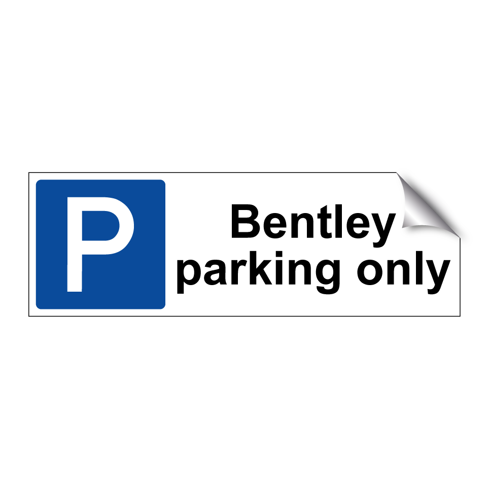 Bentley parking only