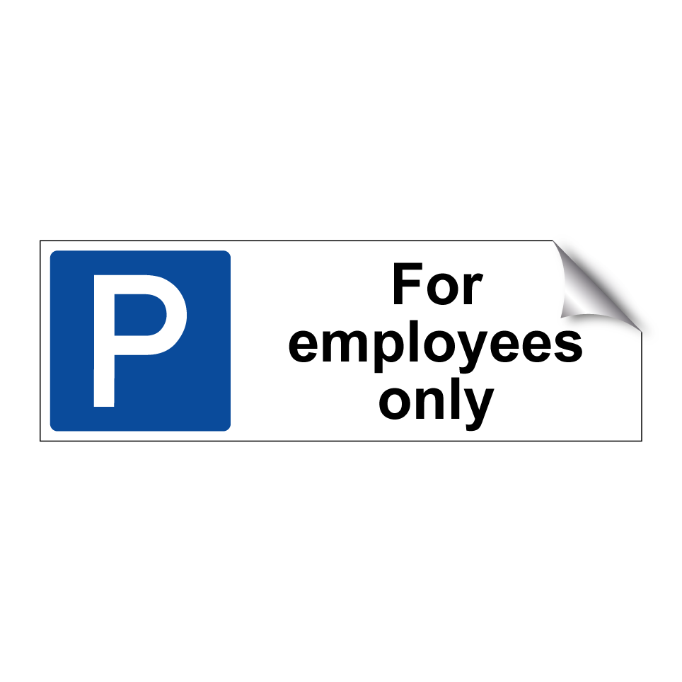 For employees only