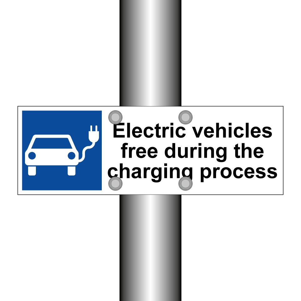 Electric vehicles free during the charging process