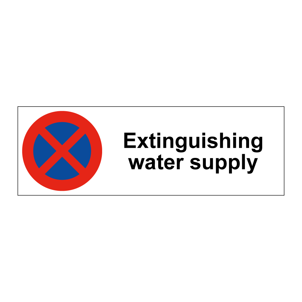 Extinguishing water supply