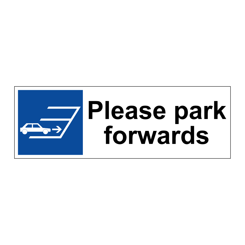 Please park forwards