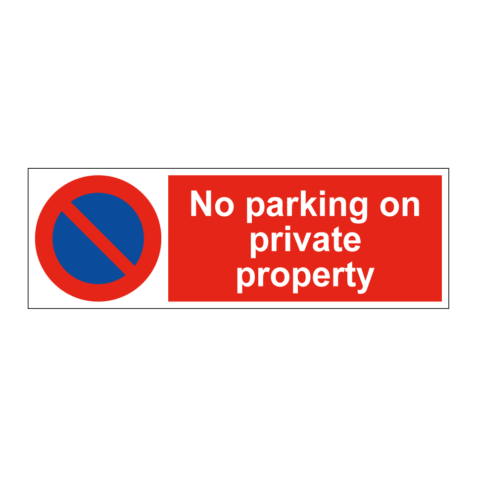 No parking on private property