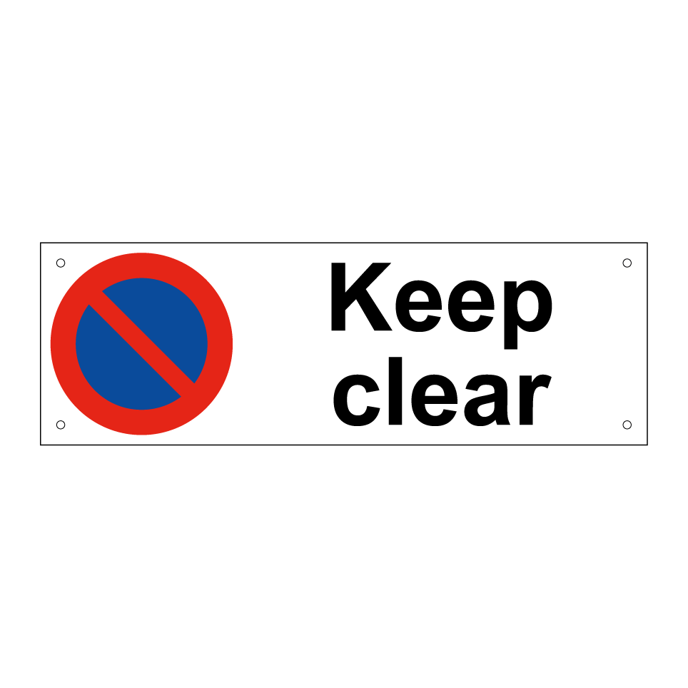 Keep clear