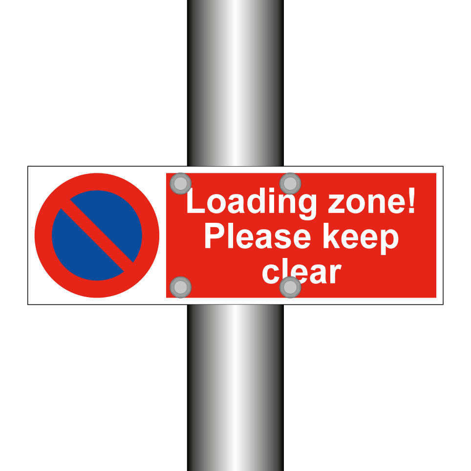 Loading zone! Please keep clear