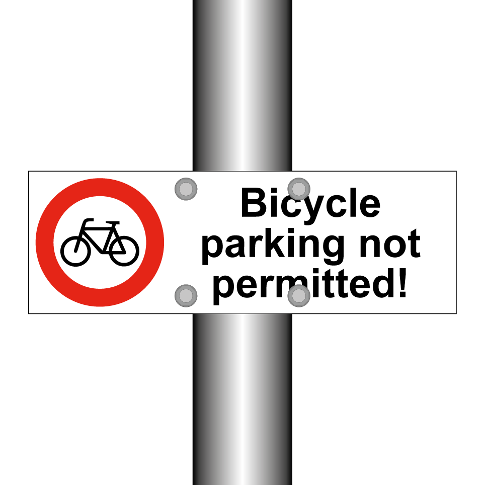 Bicycle parking not permitted!