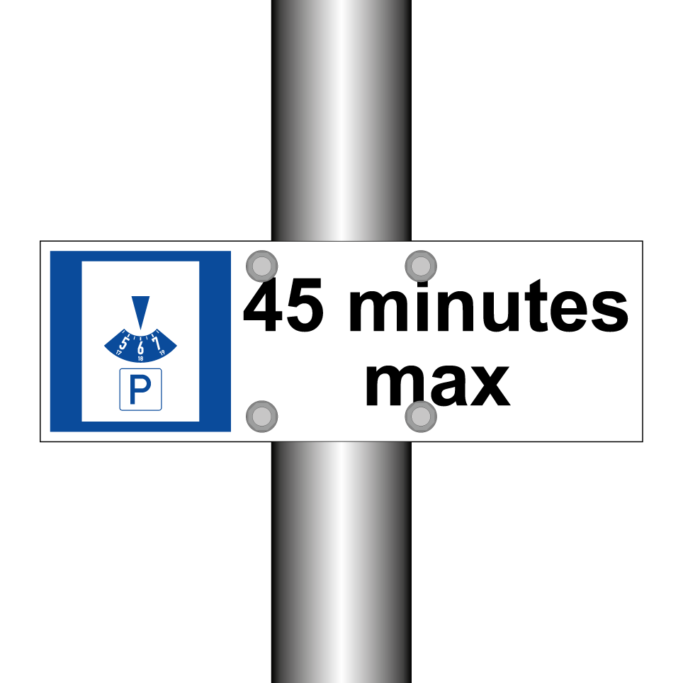 45 minutes max
