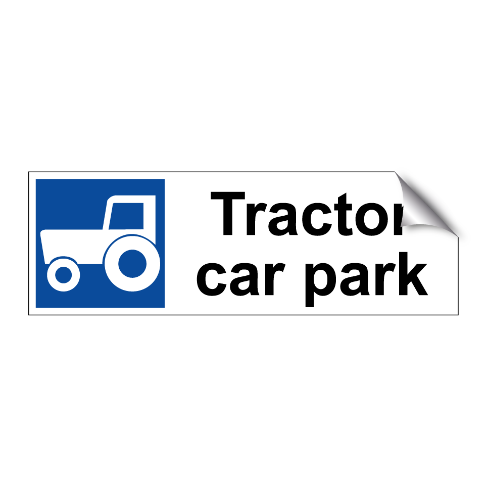 Tractor car park