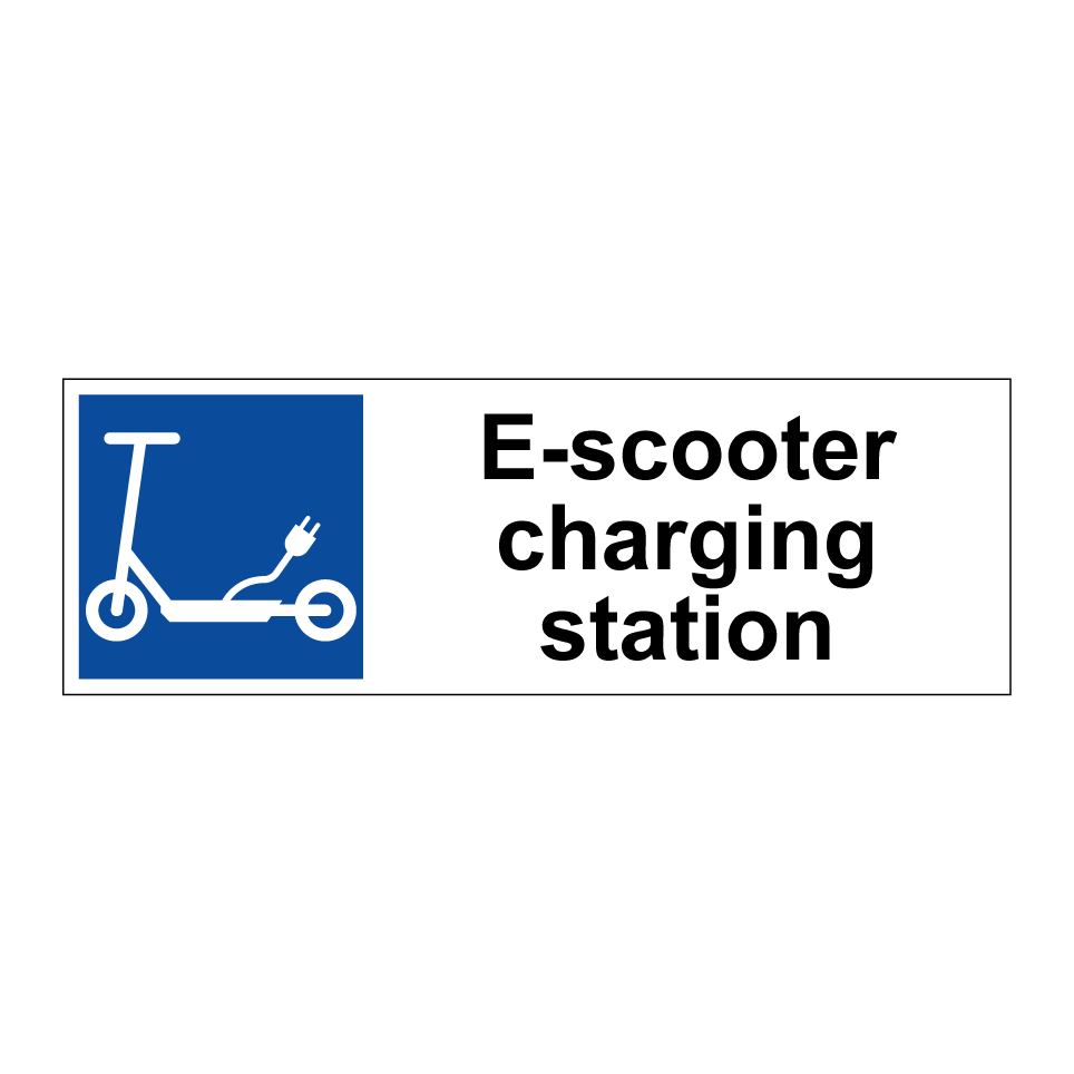 E-scooter charging station