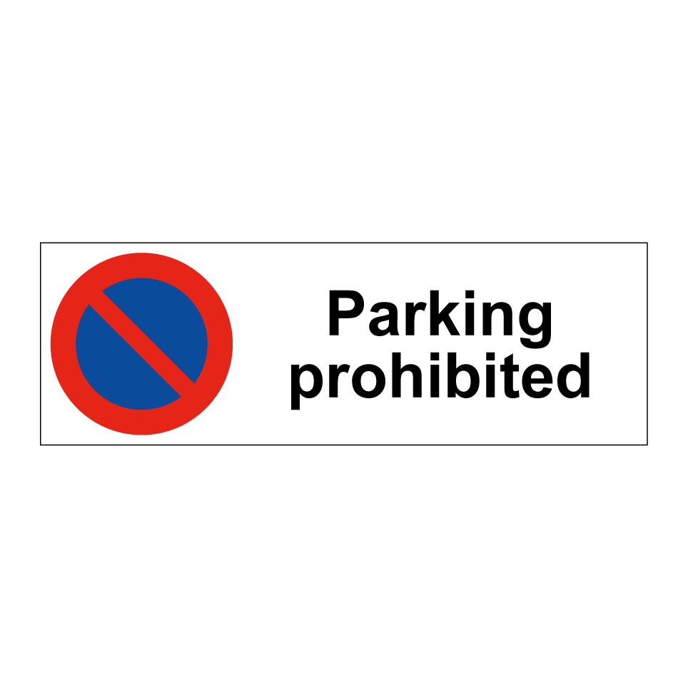 Parking prohibited