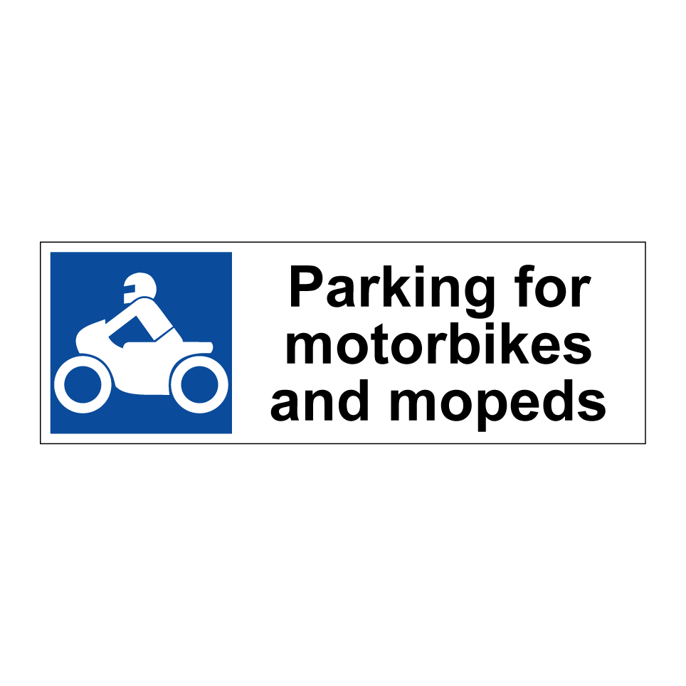 Parking for motorbikes and mopeds