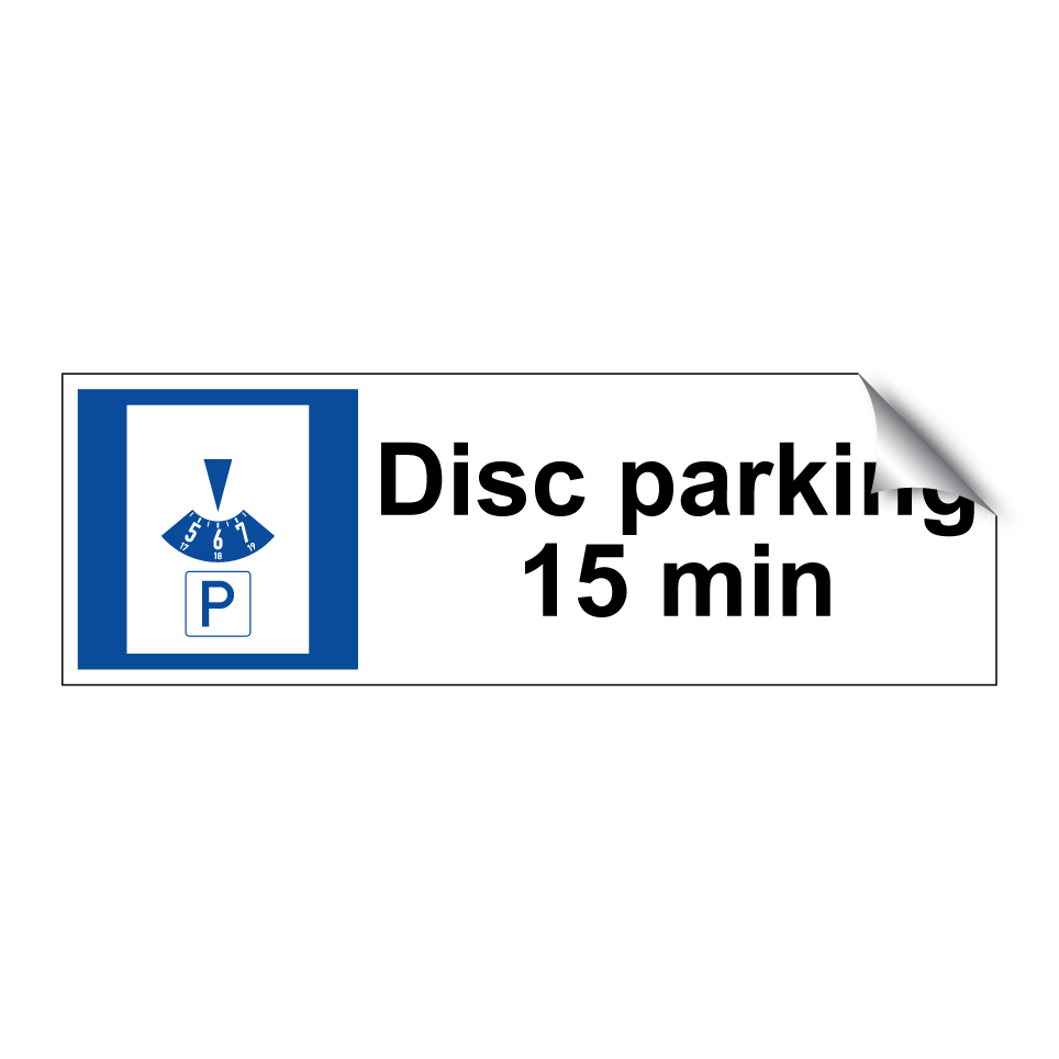 Disc parking 15 min