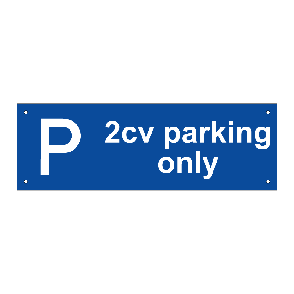2cv parking only