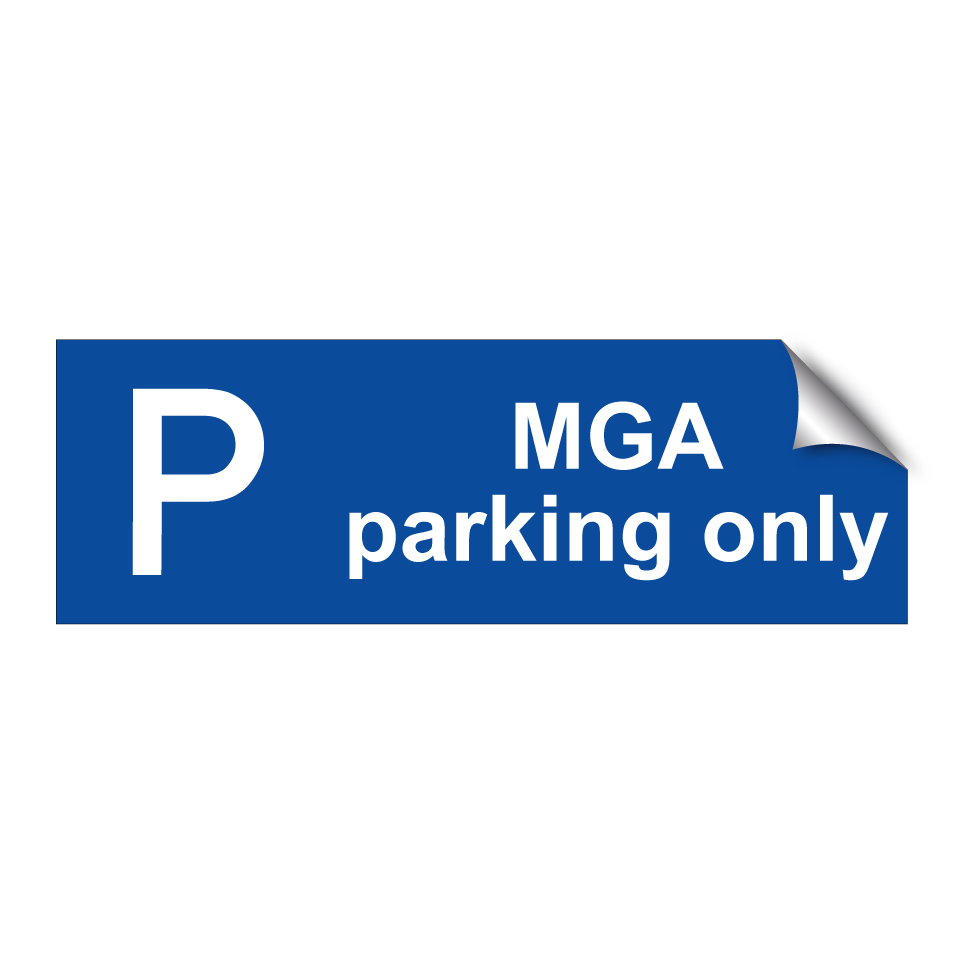 MGA parking only