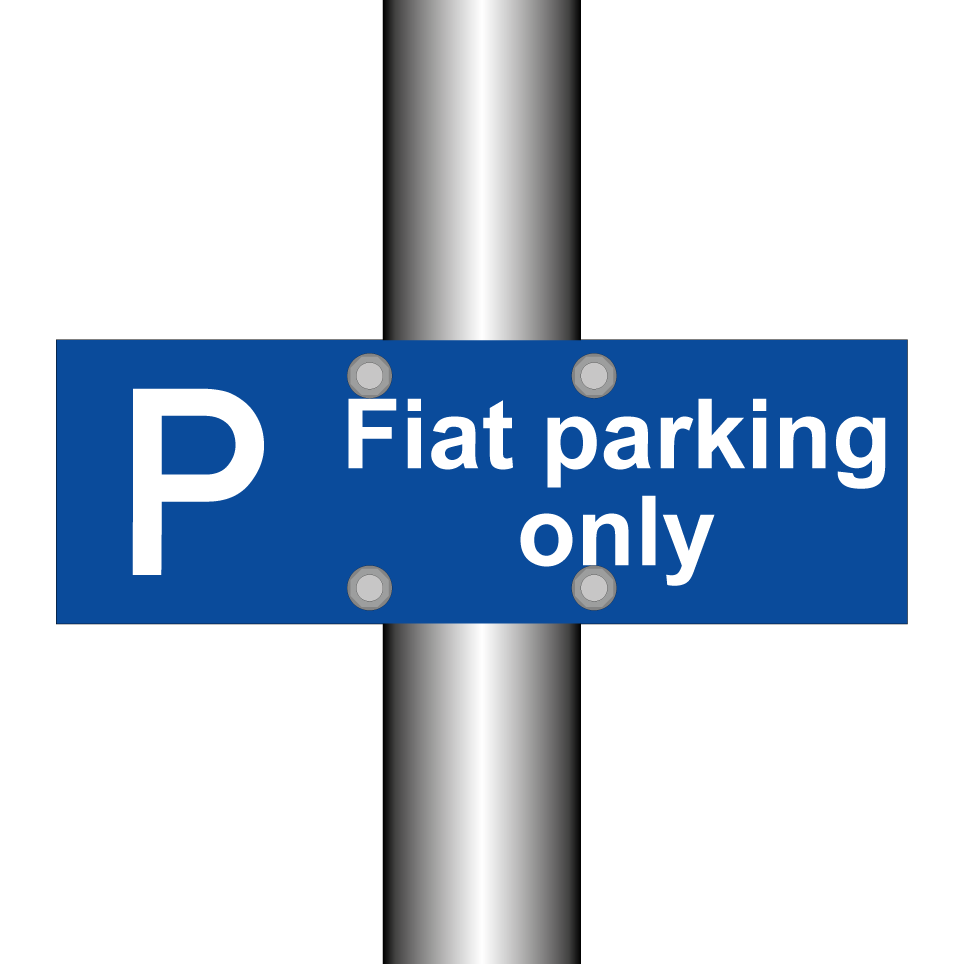 Fiat parking only