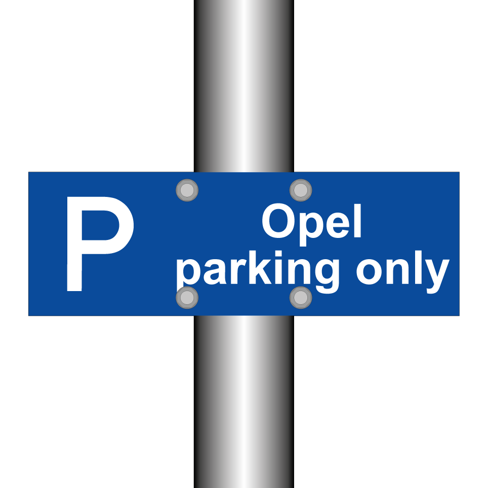 Opel parking only