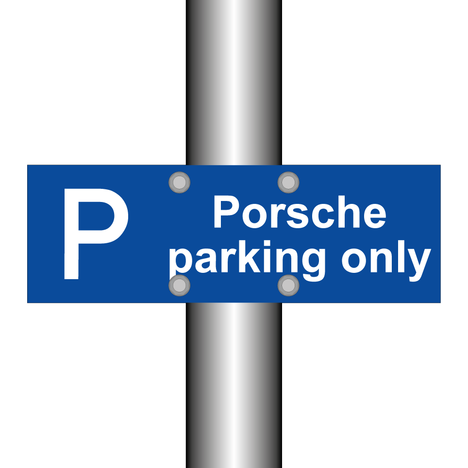 Porsche parking only