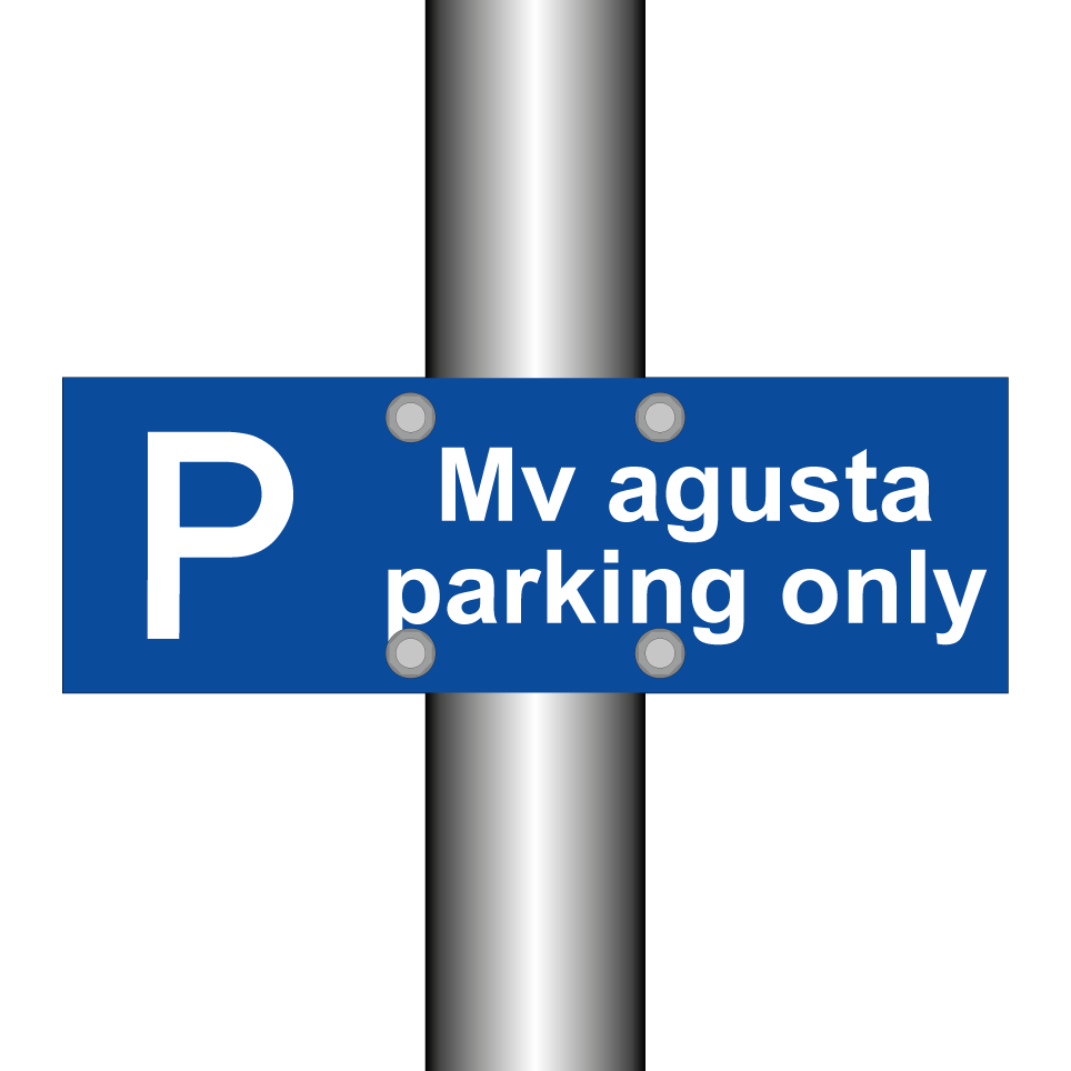 Mv agusta parking only