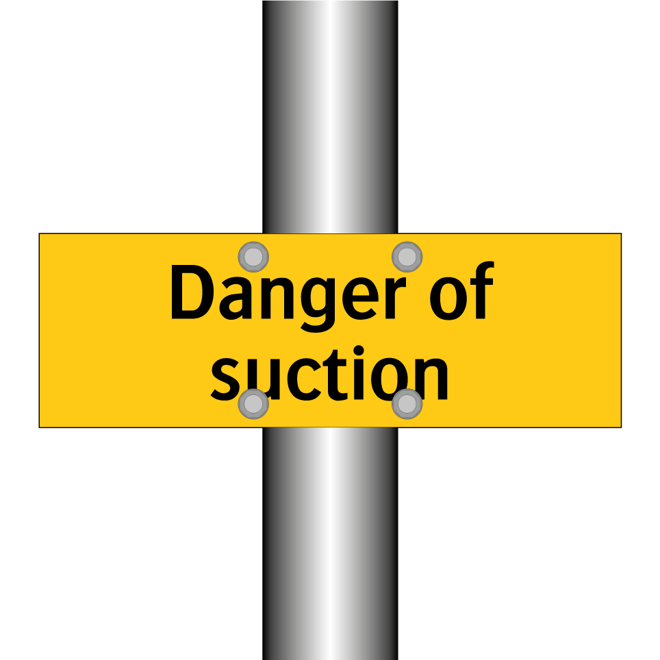 Danger of suction