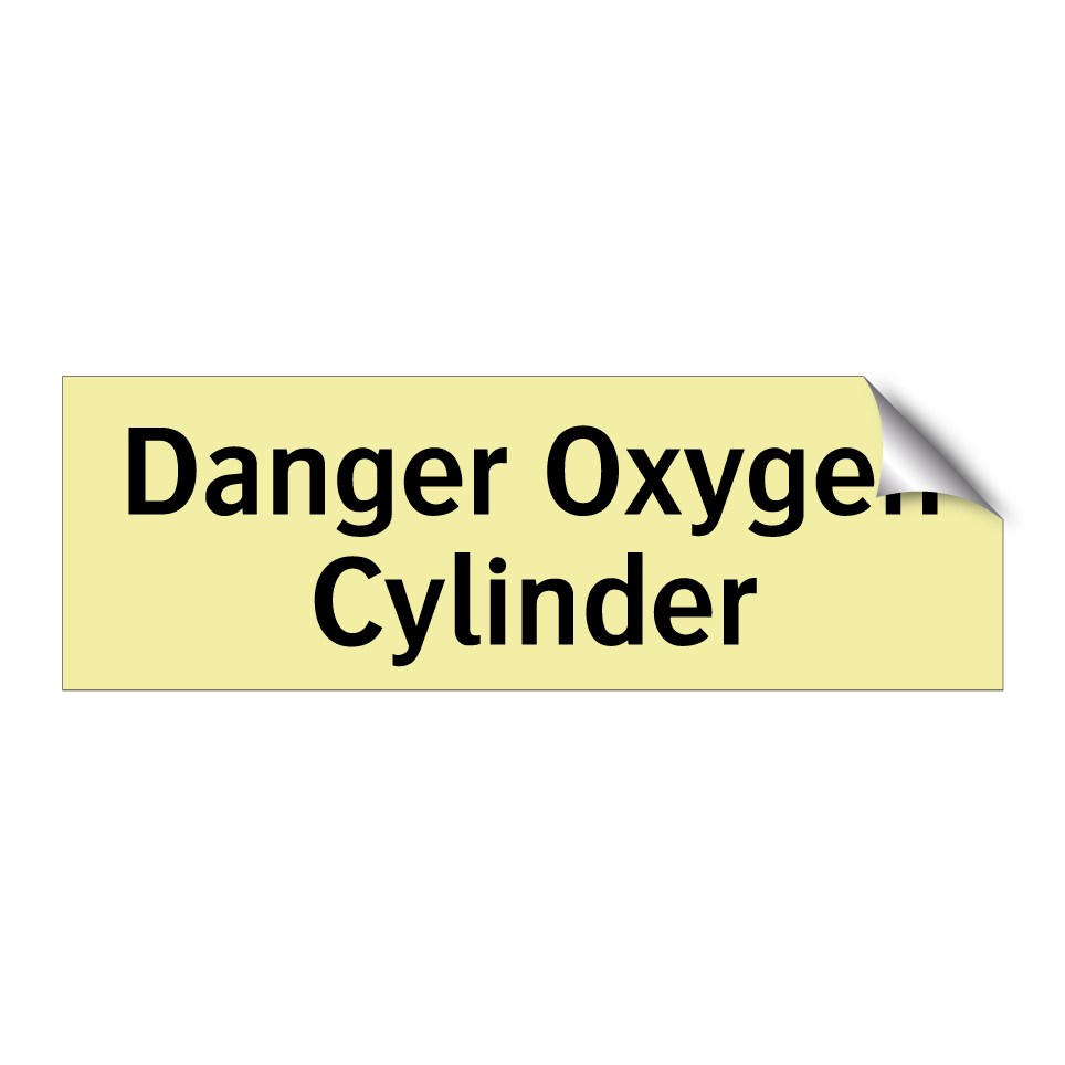 Danger Oxygen Cylinder