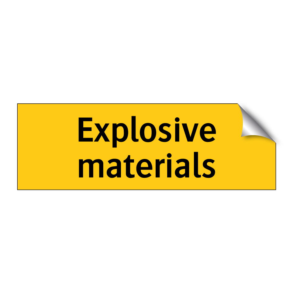 Explosive materials