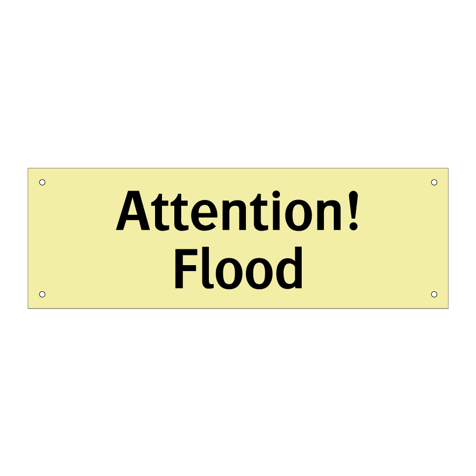 Attention! Flood