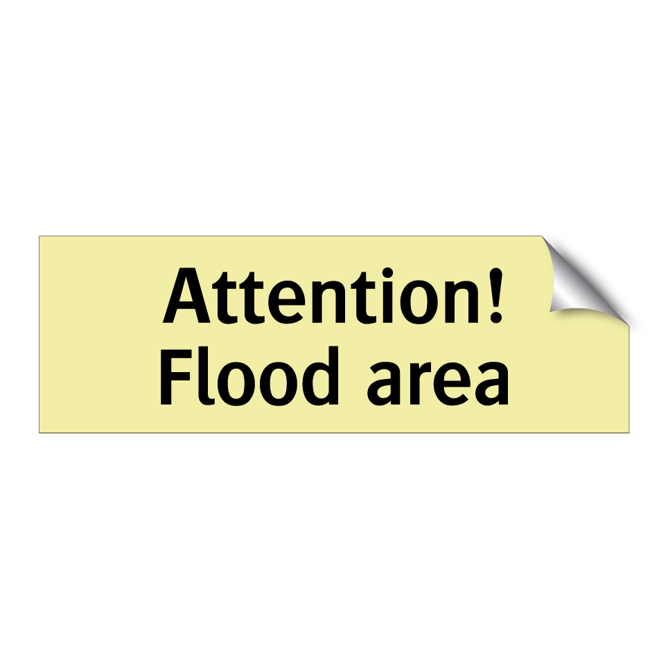 Attention! Flood area