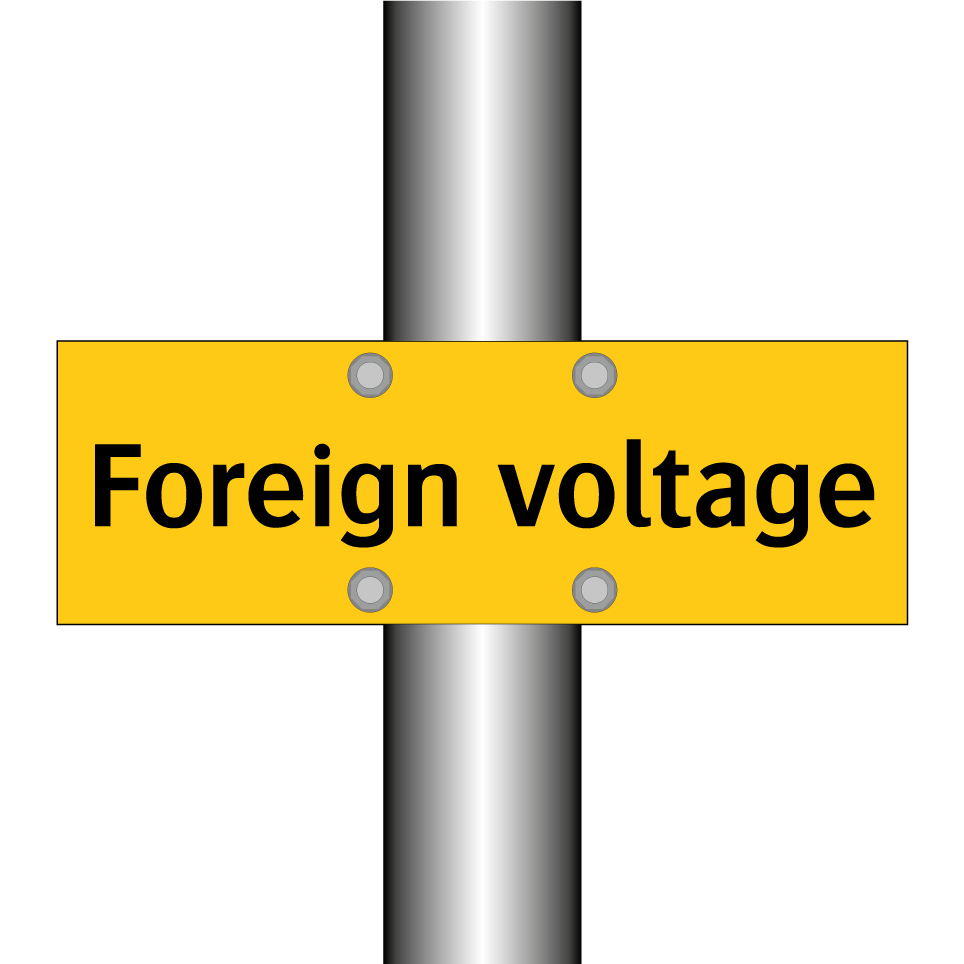 Foreign voltage