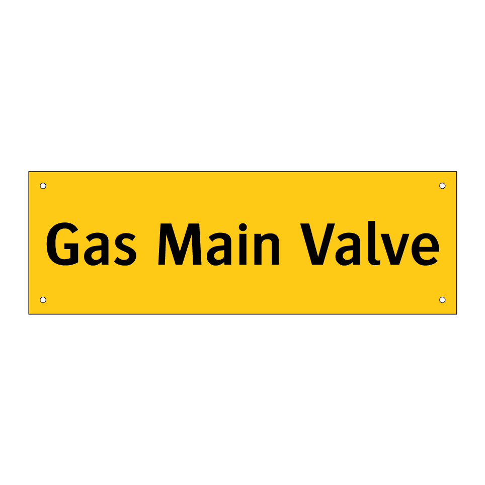 Gas Main Valve