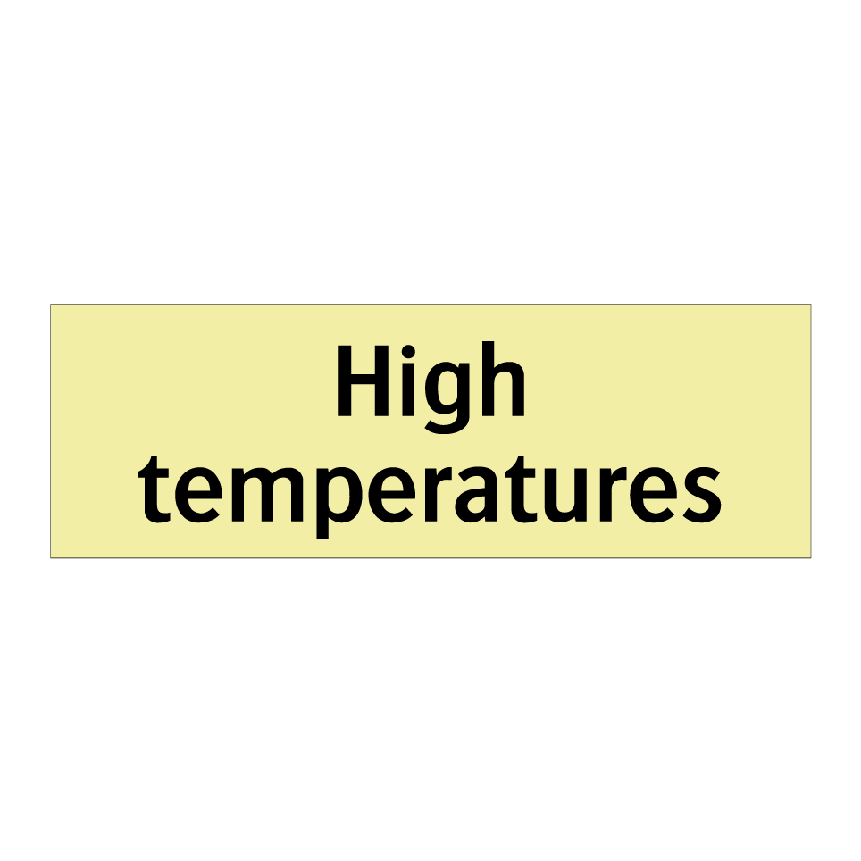 High temperatures