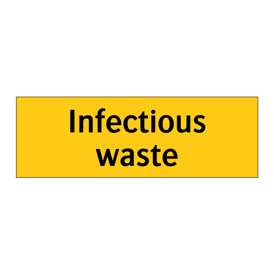 Infectious waste