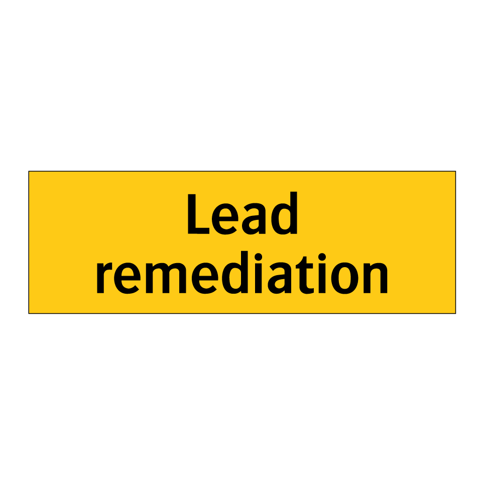 Lead remediation