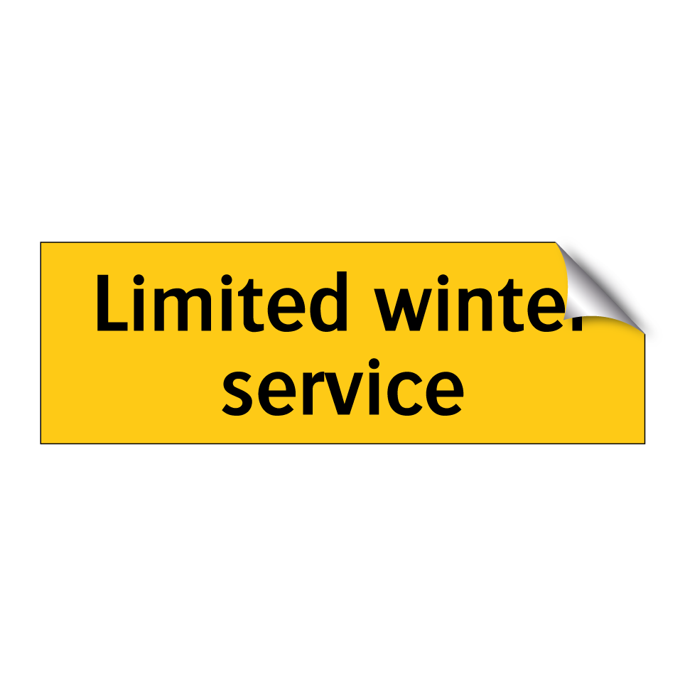 Limited winter service