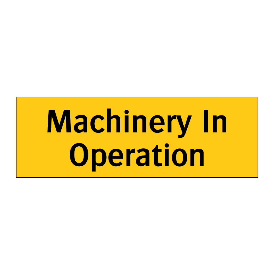 Machinery In Operation