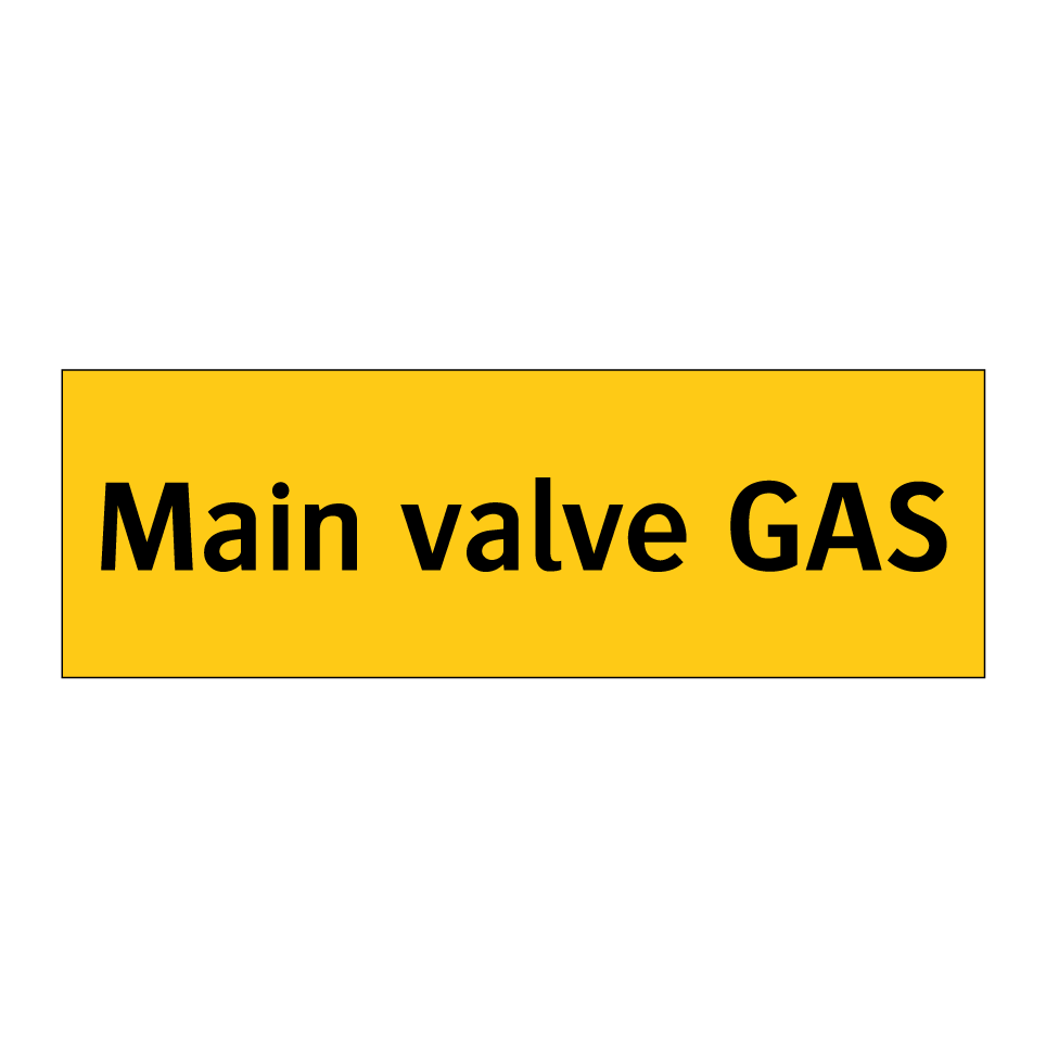 Main valve GAS