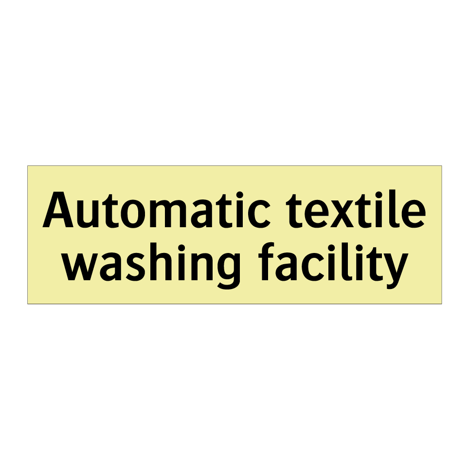 Automatic textile washing facility