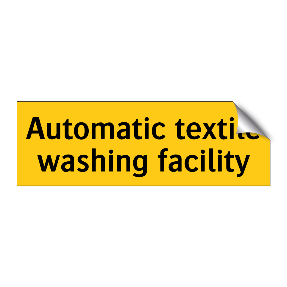Automatic textile washing facility