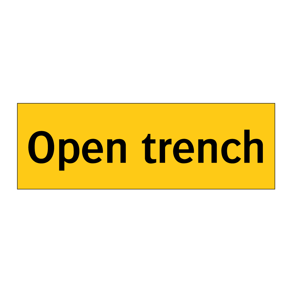 Open trench