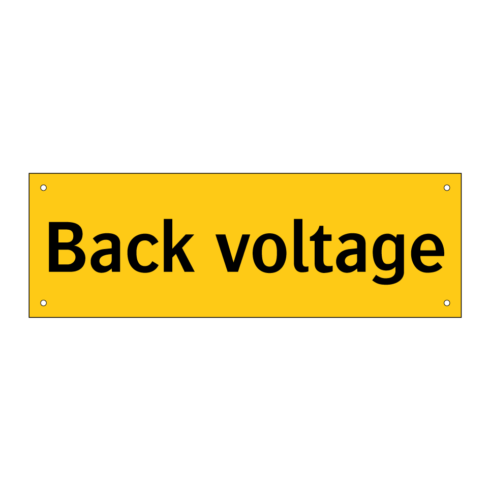 Back voltage