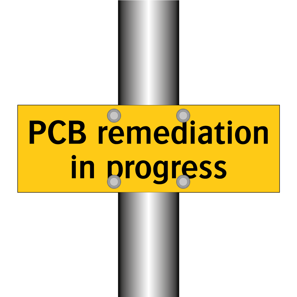 PCB remediation in progress