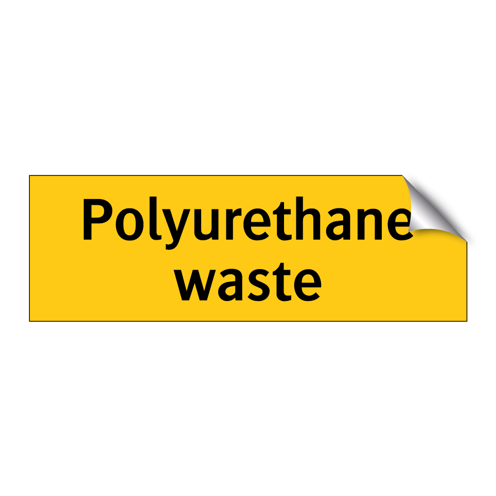 Polyurethane waste