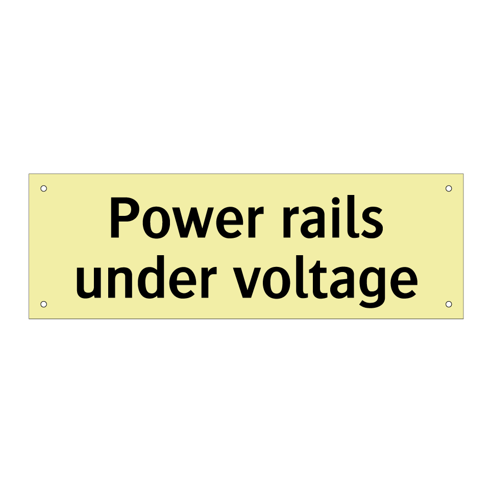 Power rails under voltage