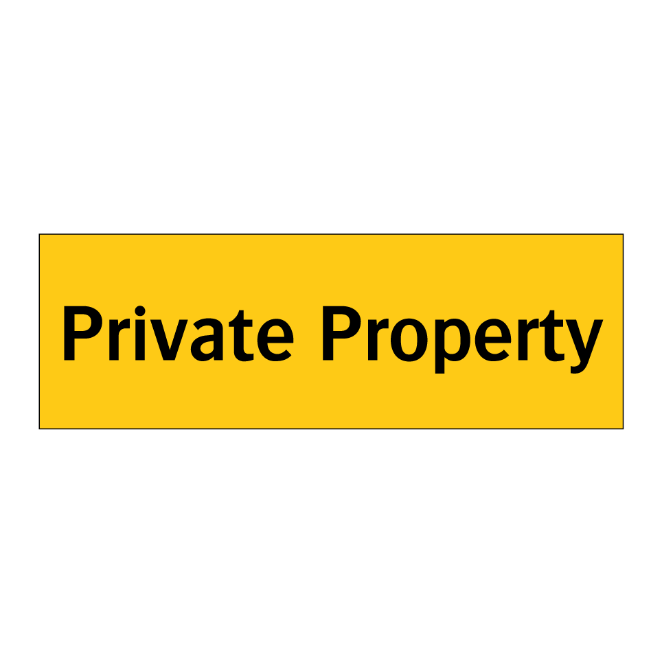 Private Property