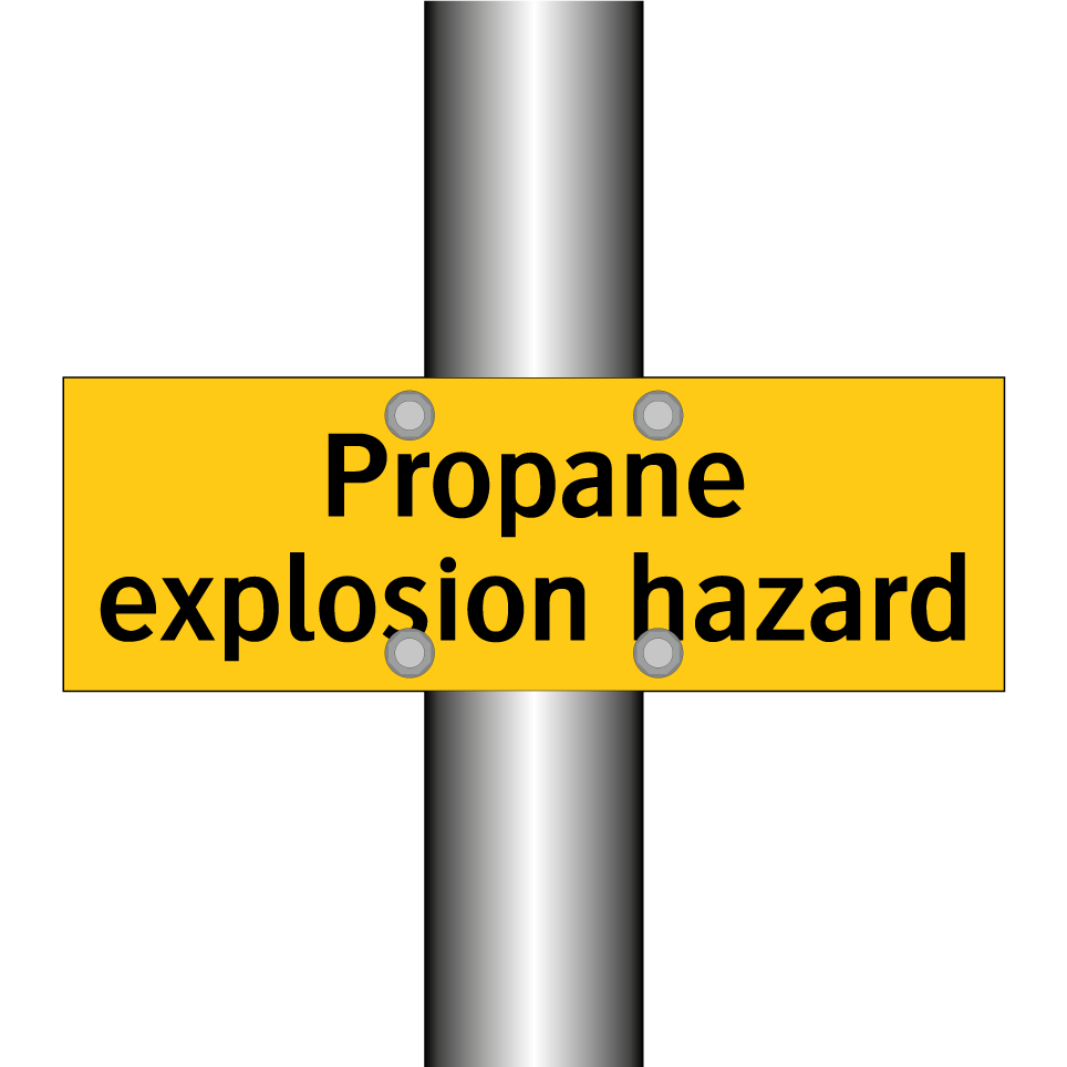 Propane explosion hazard