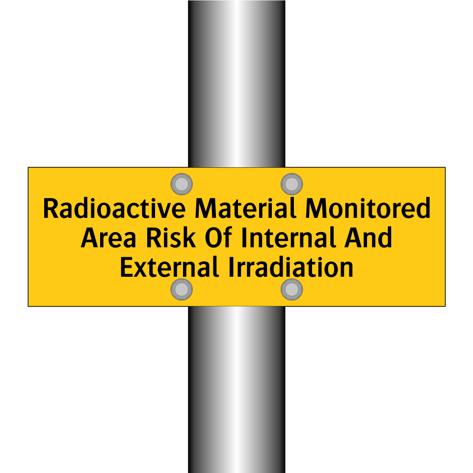 Radioactive Material Monitored Area Risk Of Internal And External Irradiation